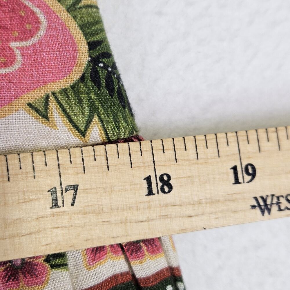 Farm Rio Floral Mini Skirt S Romantic Garden Pleated Tribal Tropical Cotton Boho - Picture 11 of 13